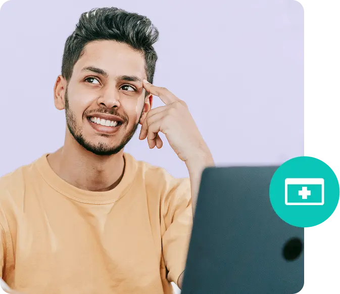 Man smiling